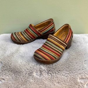 b.o.c Striped Clogs